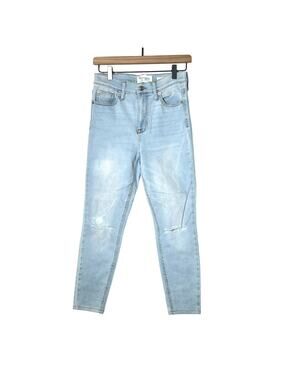 RE Generation light wash distressed Hydro high-rise skinny jeans size 27 B160